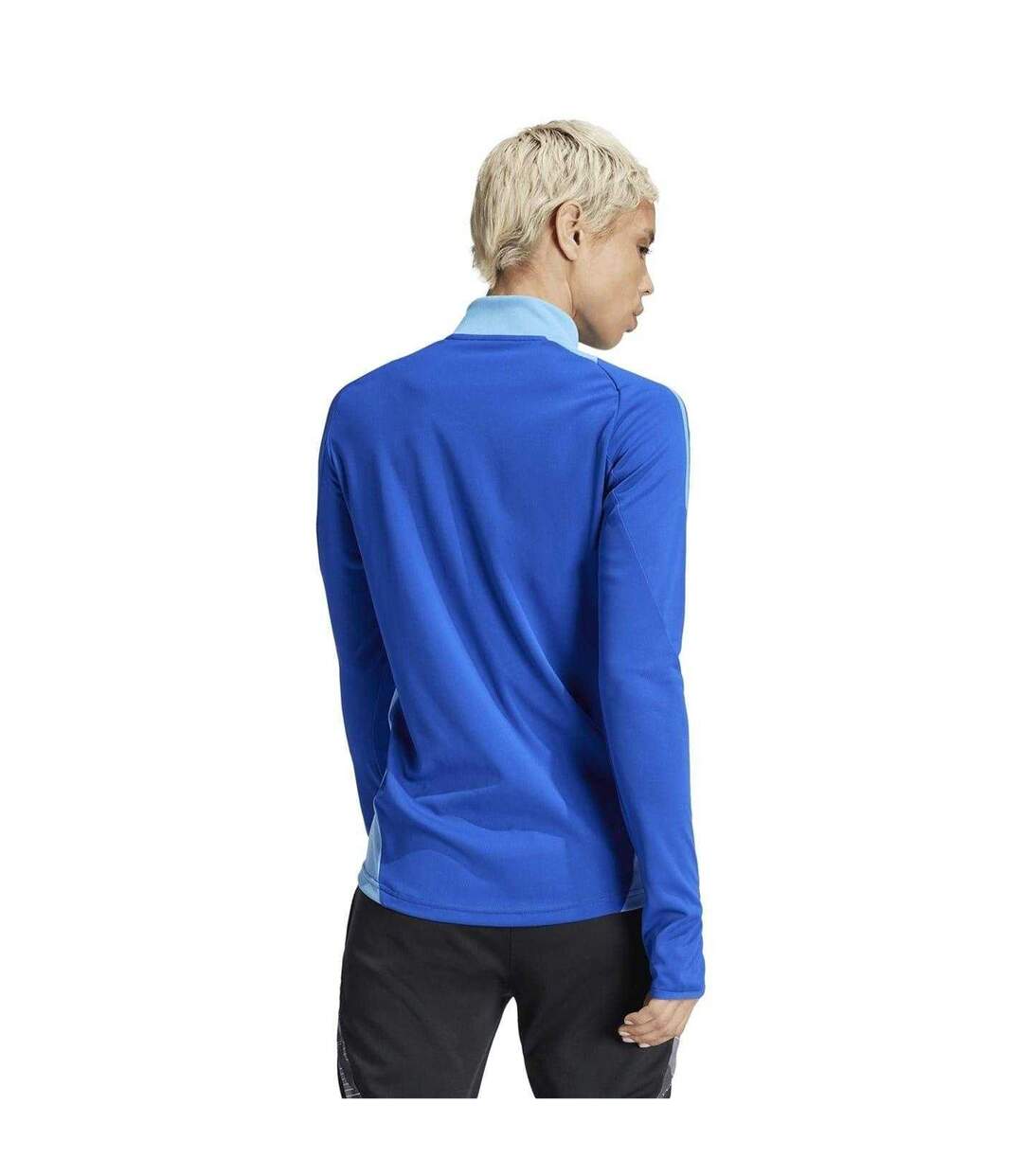 Haut Technique Manches Raglan Motif/style Logo Femme Bleu Roi Adidas-3