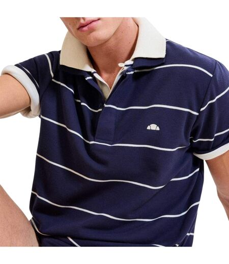 Polo Motif/style À Rayures Cimetta Homme Bleu Marine Ellesse