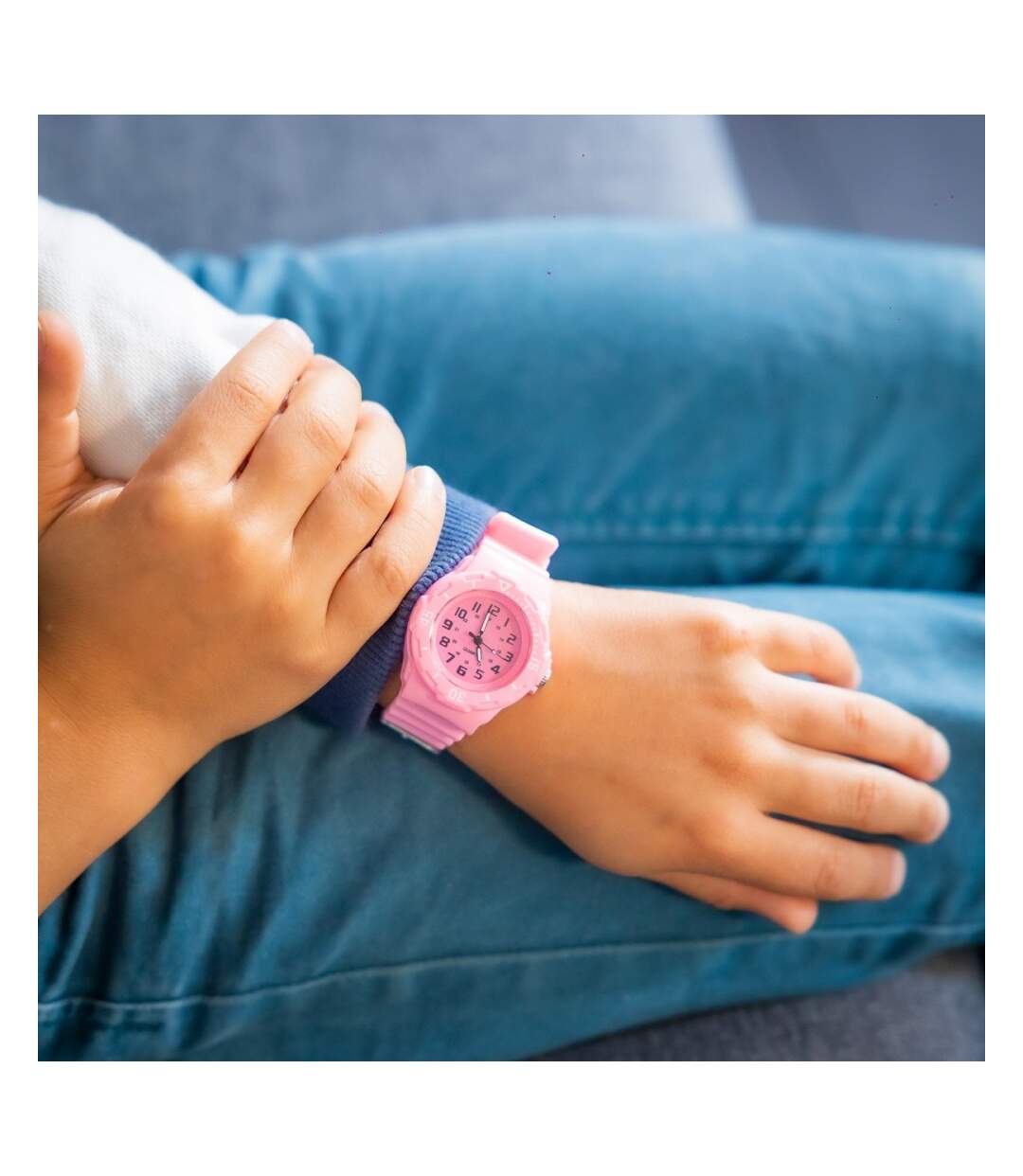 Sublime Montre Enfant Silicone Rose CHTIME