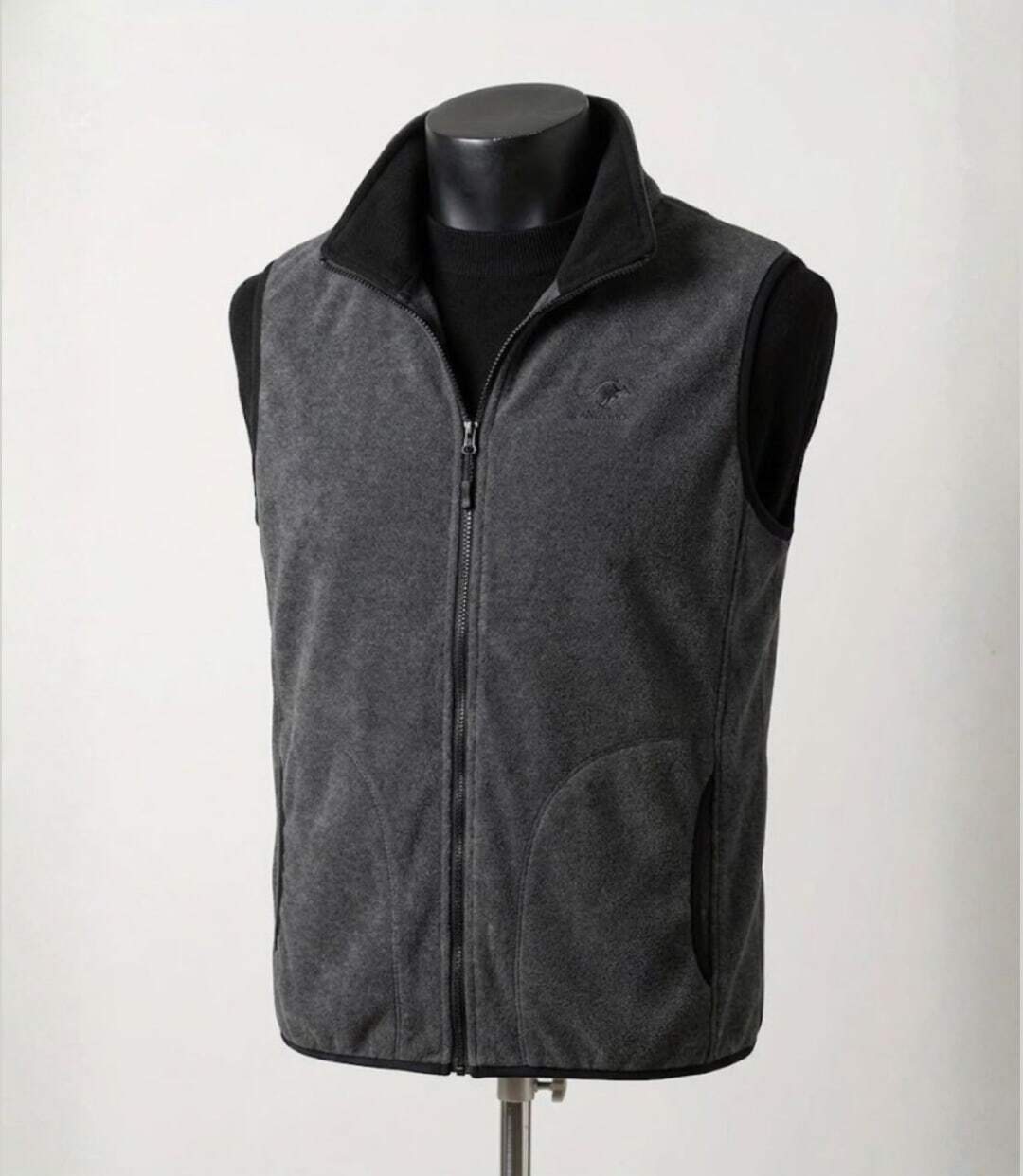 WINCHESTER DAB1G — Gilet sans manches polaire gris chiné : isolation thermique et aisance active-3