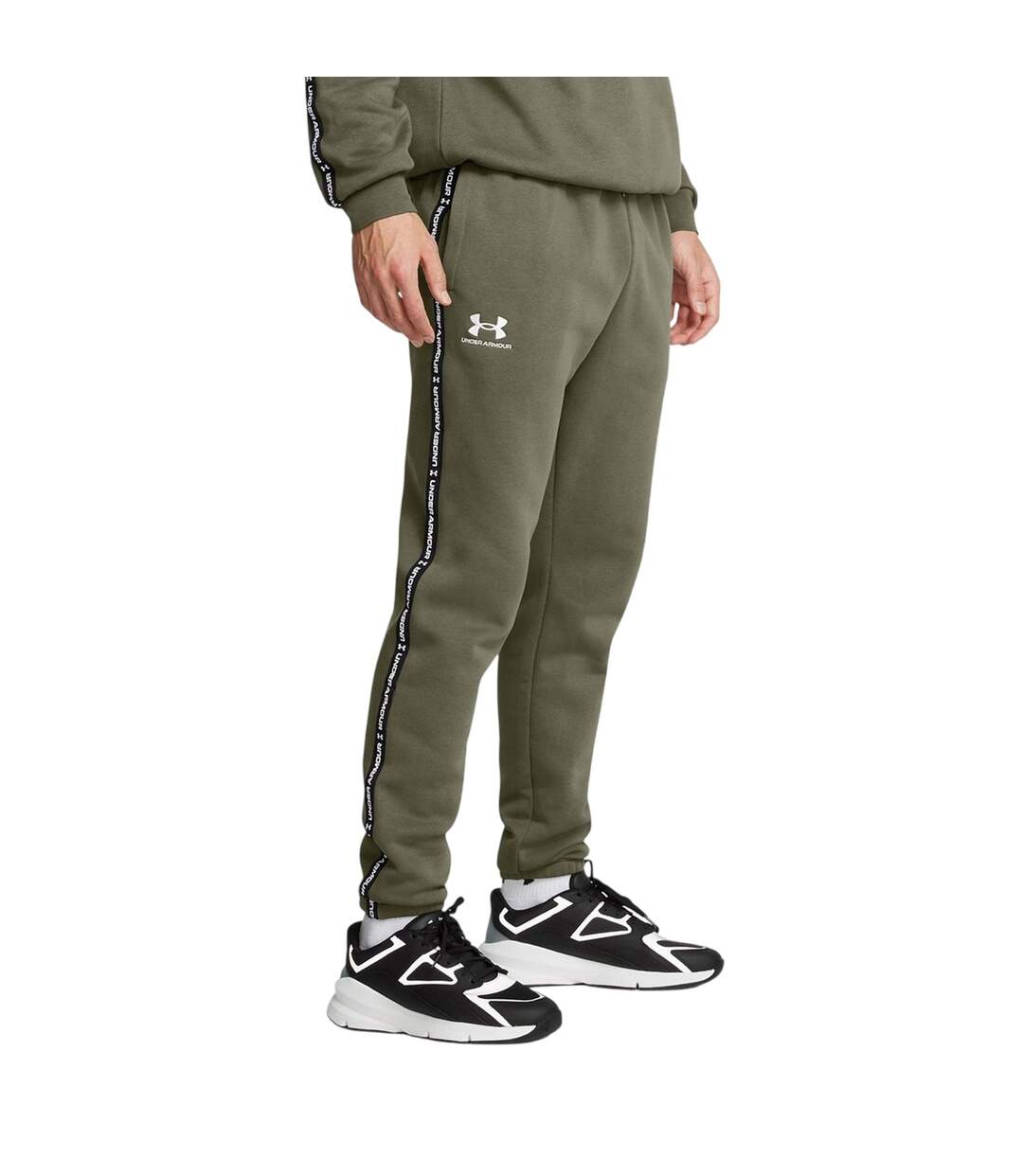 Pantalon De Jogging Motif/style Bande Homme Vert Under Armour-3