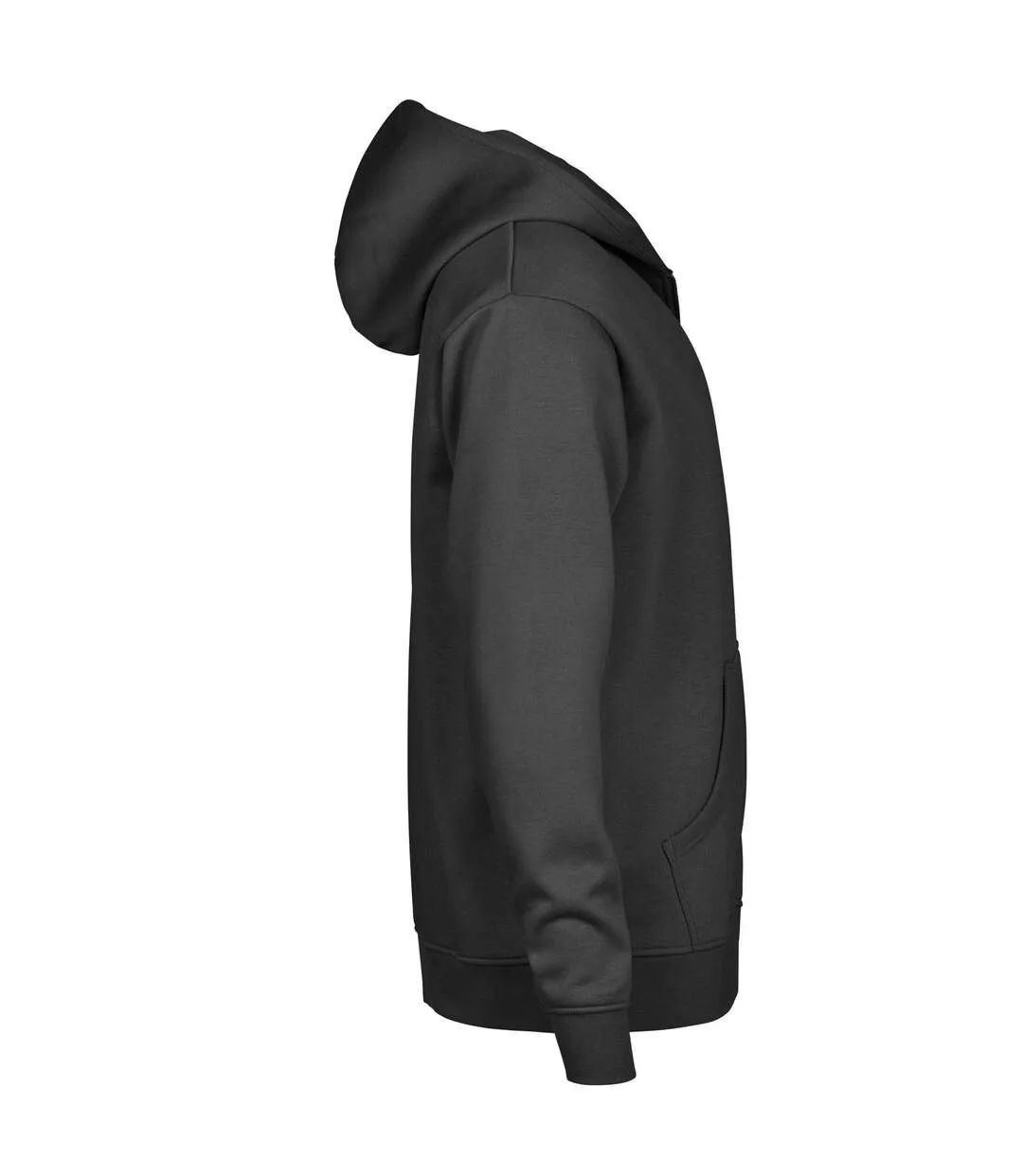 Unisex Adult Urban Hooded Full Zip Hoodie Black Tee Jays-4