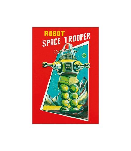 Forbidden Planet - Imprimé ROBOT SPACE TROOPER (Rouge / Vert) (40 cm x 30 cm) - UTPM7318