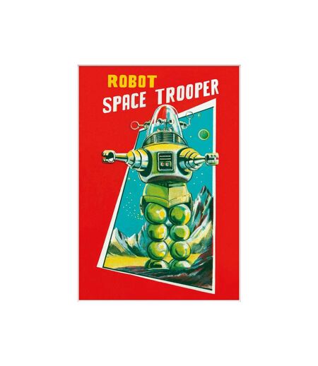 Forbidden Planet - Imprimé ROBOT SPACE TROOPER (Rouge / Vert) (40 cm x 30 cm) - UTPM7318