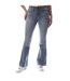 Womens/ladies 5 Pockets Flared Jeans Blue Levis-2