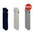 Pack Of 3  Mens Nsw Essential Socks  Black Grey Silver Nike-1