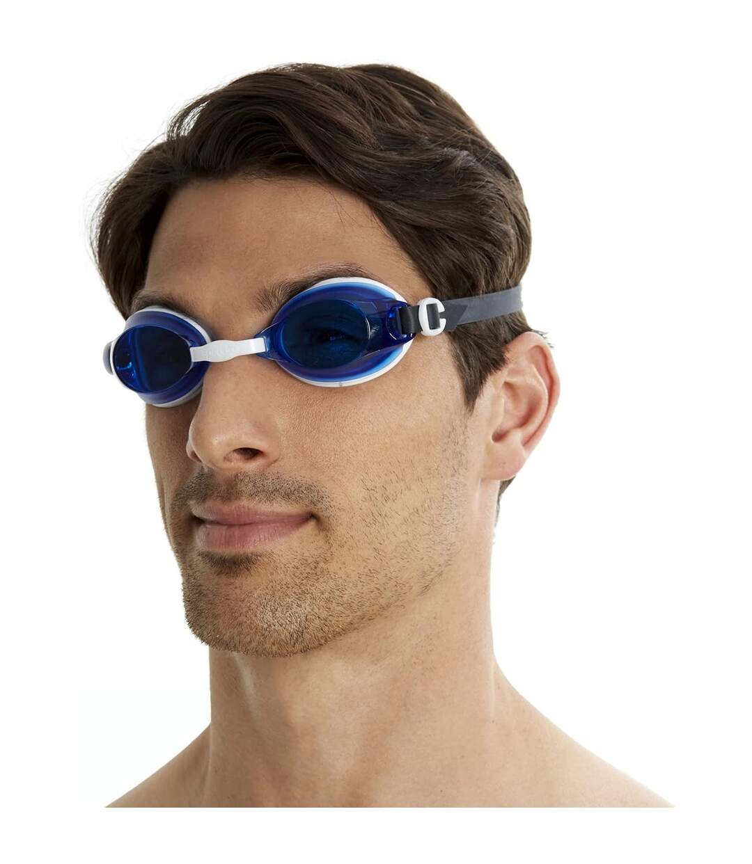 Lunettes de natation jet unisexe bleu/blanc Speedo