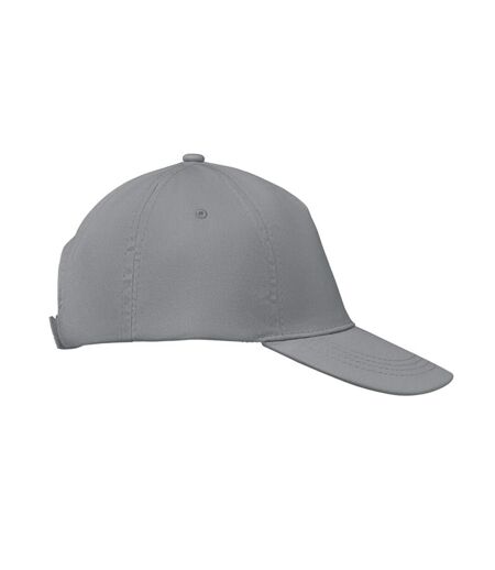 Buzz 5 Panel Baseball Cap Grey MidOcean