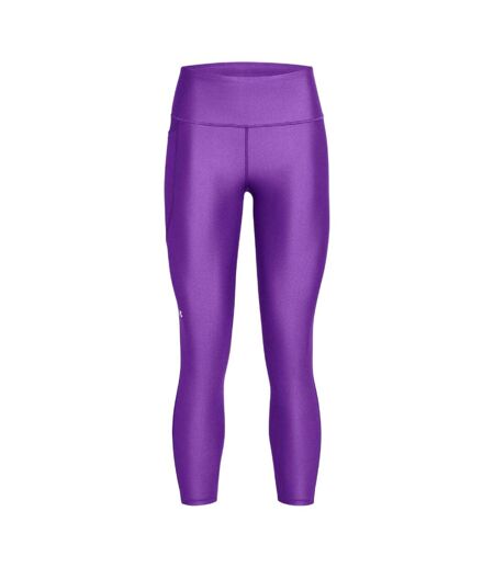 Womens/ladies Heatgear Leggings Purple Under Armour
