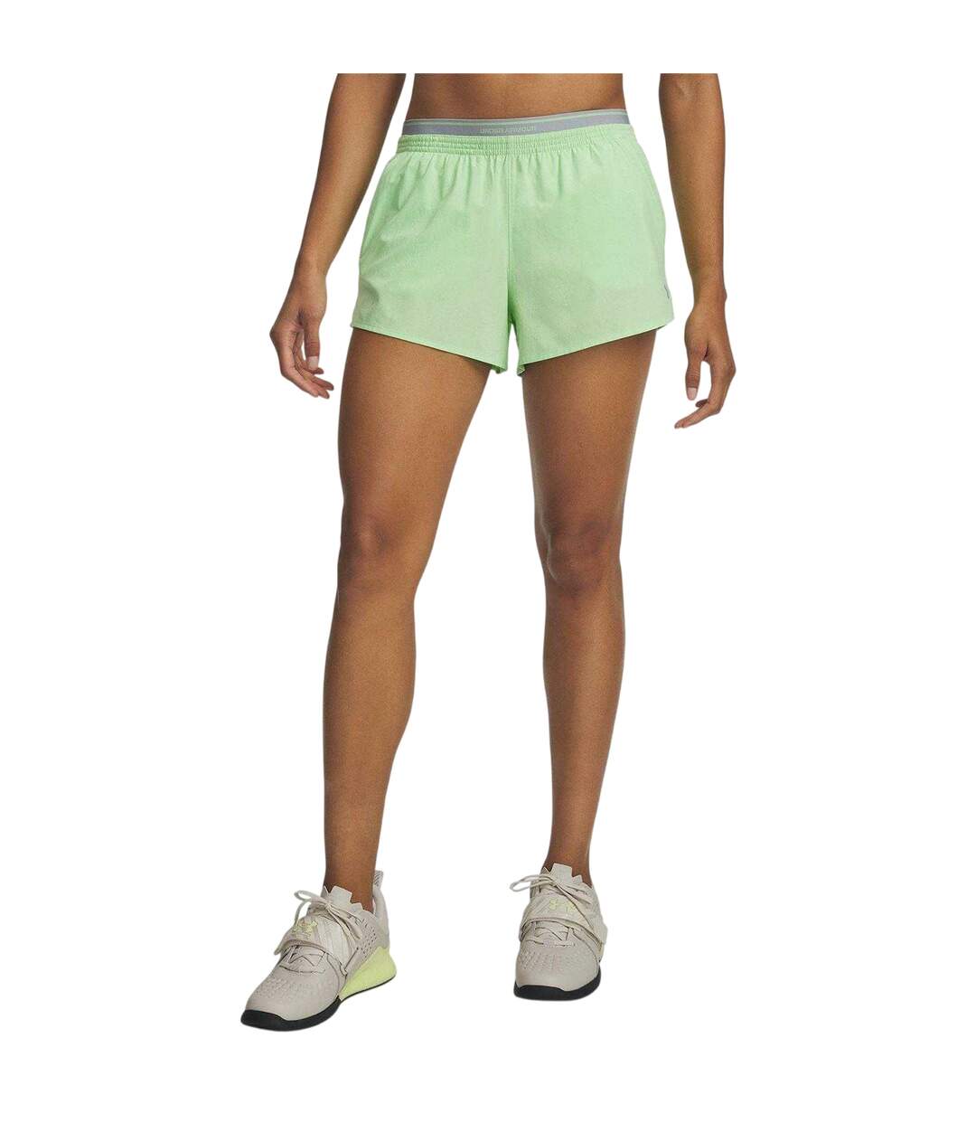 Short De Course Vanish Femme Citron Vert Under Armour-2
