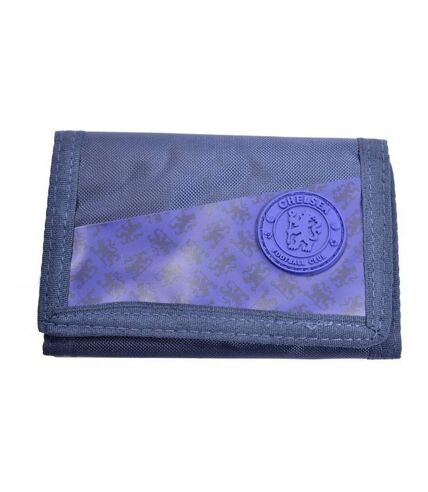 Chelsea FC Tri-Fold Logo Wallet (Blue) (One Size) - UTBS4332