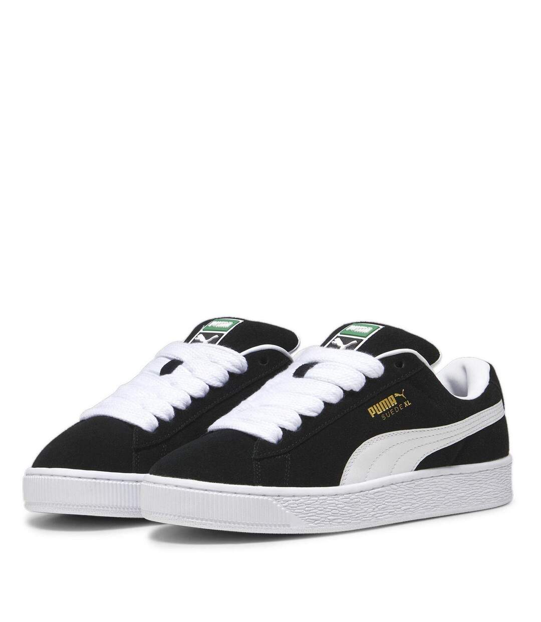 Mens Xl Suede Trainers Black White Puma-1