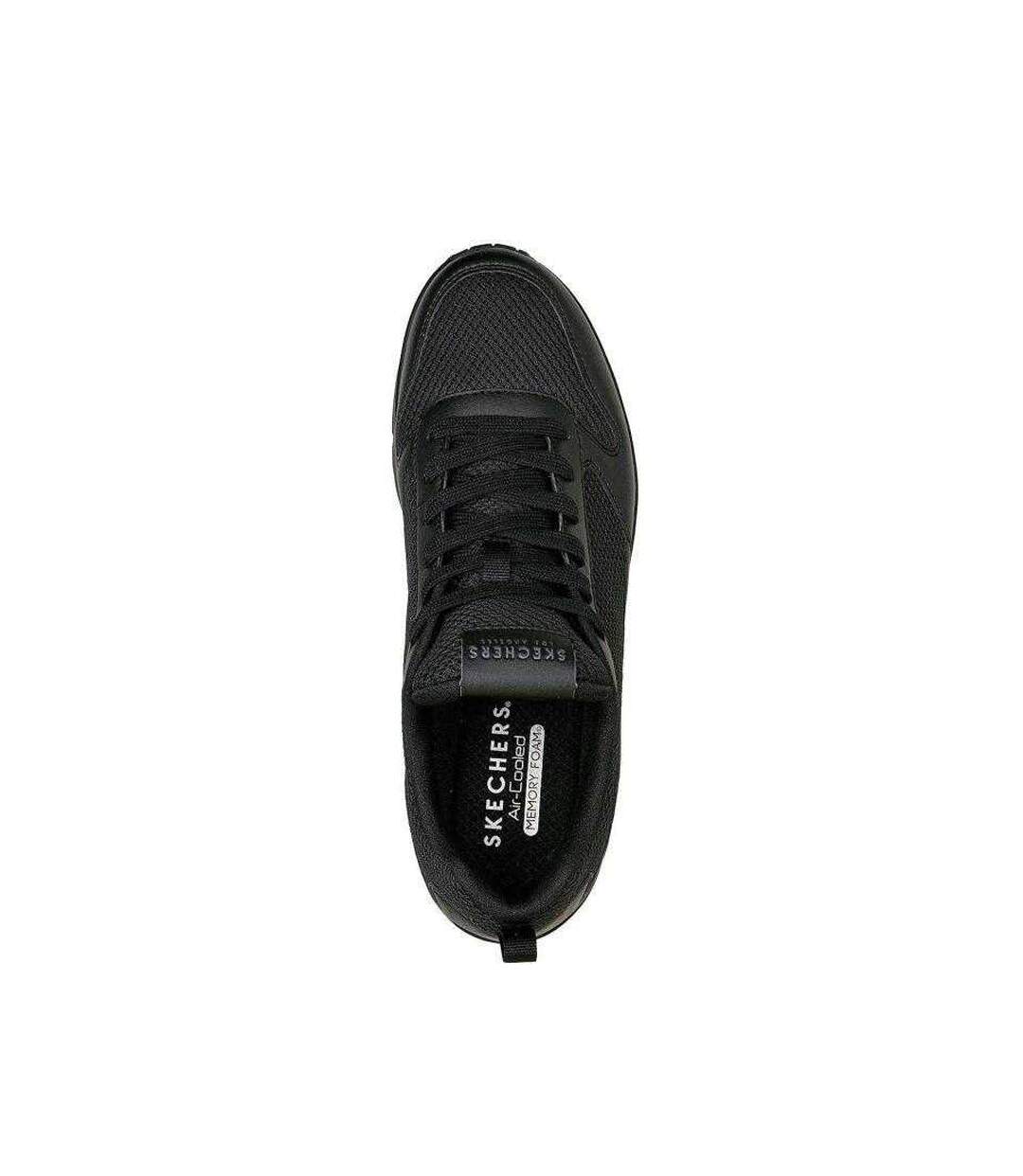 Baskets Uno Fastime Homme Noir Skechers-4