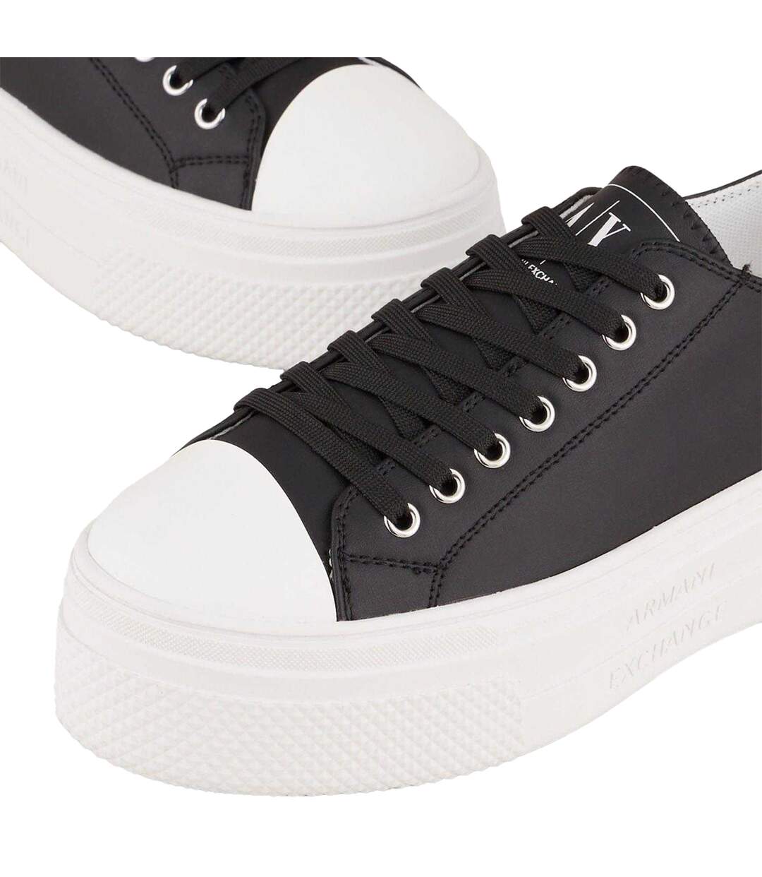 Baskets Femme Noir Armani Exchange-4