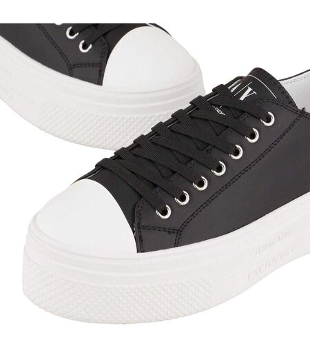 Baskets Femme Noir Armani Exchange