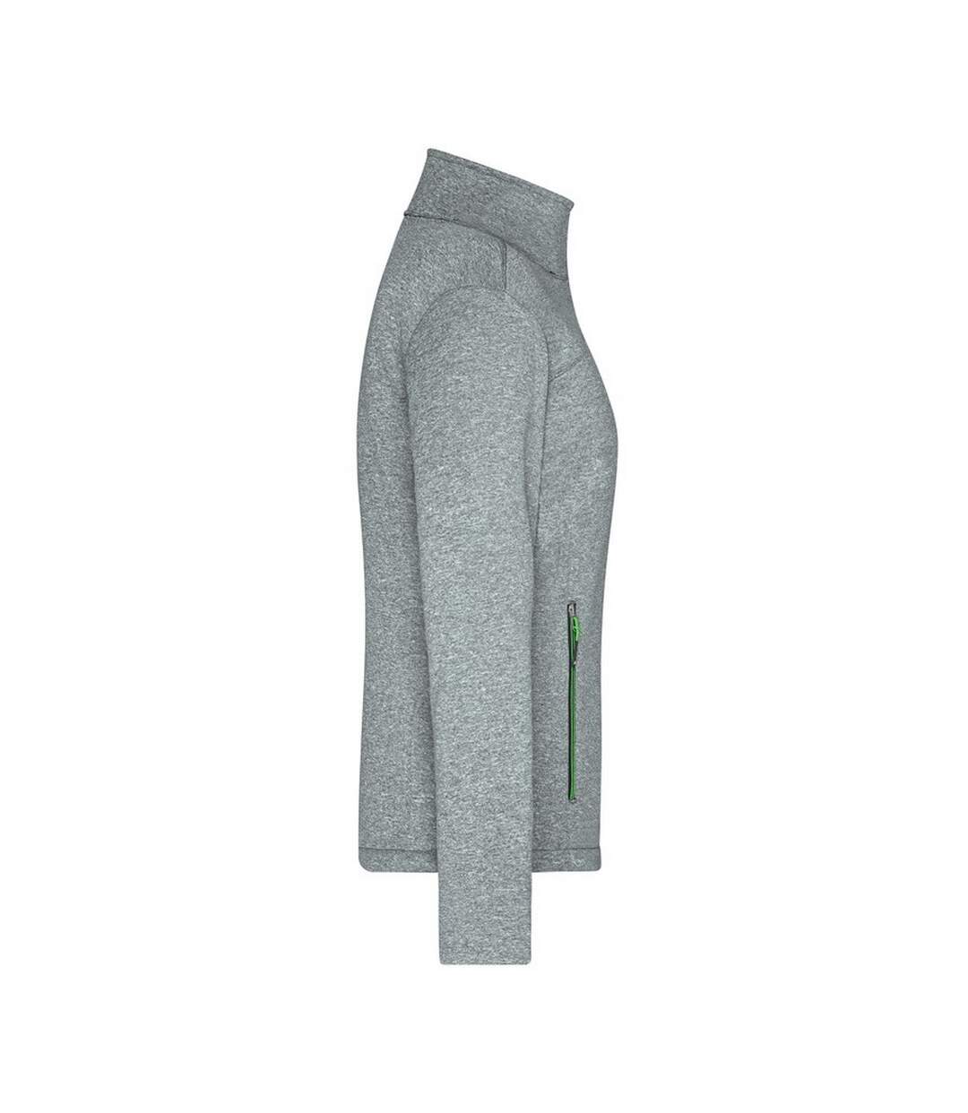 Veste Softshell Femme Vert Foncé Chiné James And Nicholson-3