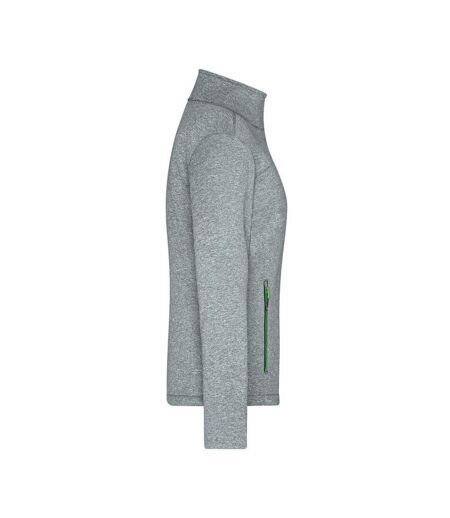 Veste Softshell Femme Vert Foncé Chiné James And Nicholson