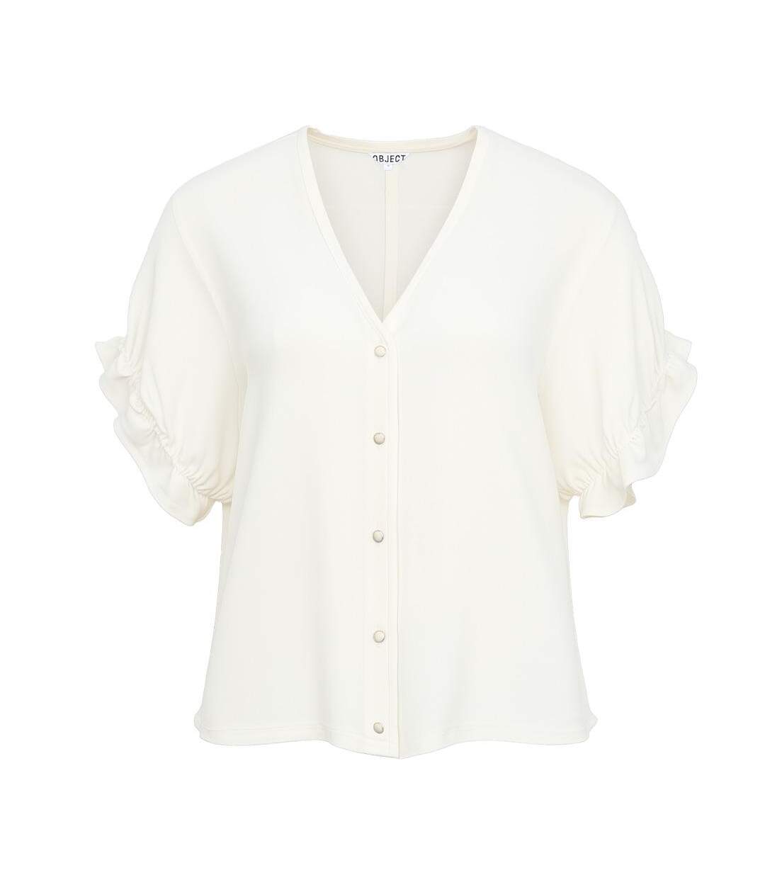 Blouse fluide blanche femme vero moda frame-2