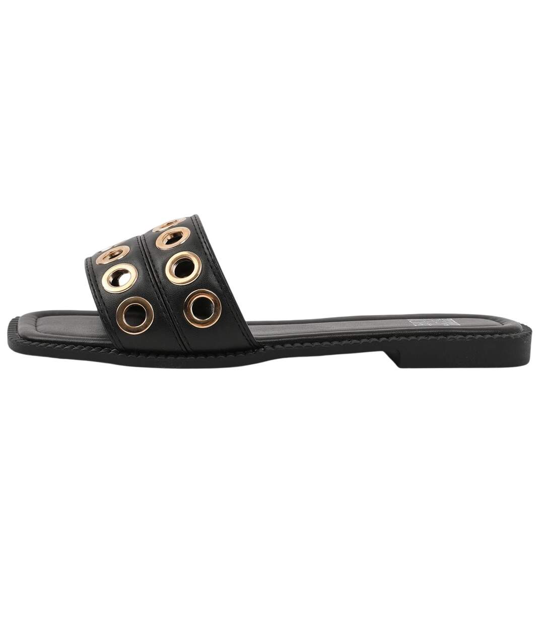 Sandales Motif/style Œillets Femme Noir Where´s That From-3