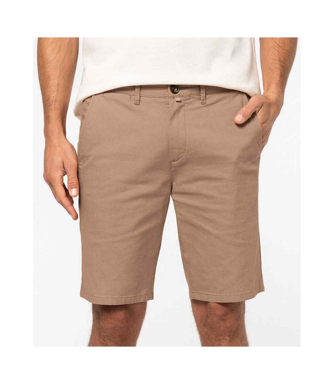 Short décontracté homme beige Native Spirit