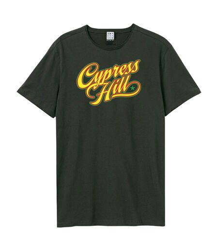 T-shirt Script Adulte Charbon Amplified