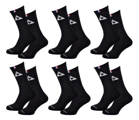 Chaussettes Homme LE COQ SPORTIF Pack de 6 9354 NOIR
