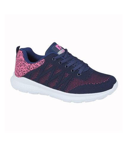 Rdek Womens/Ladies Aurora Sneakers (Pink/Navy) - UTDF2232