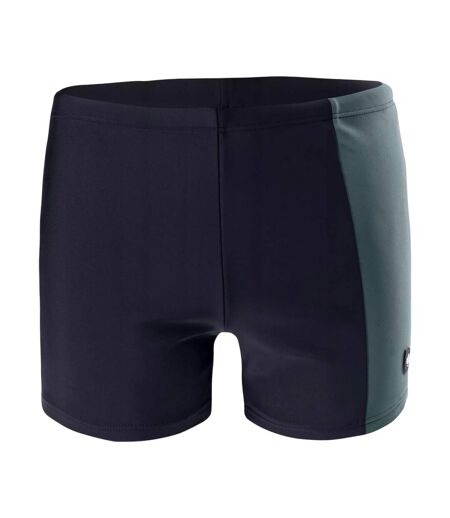 Mens Levu Swim Shorts Black Green Aquawave