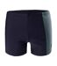 Mens Levu Swim Shorts Black Green Aquawave-1