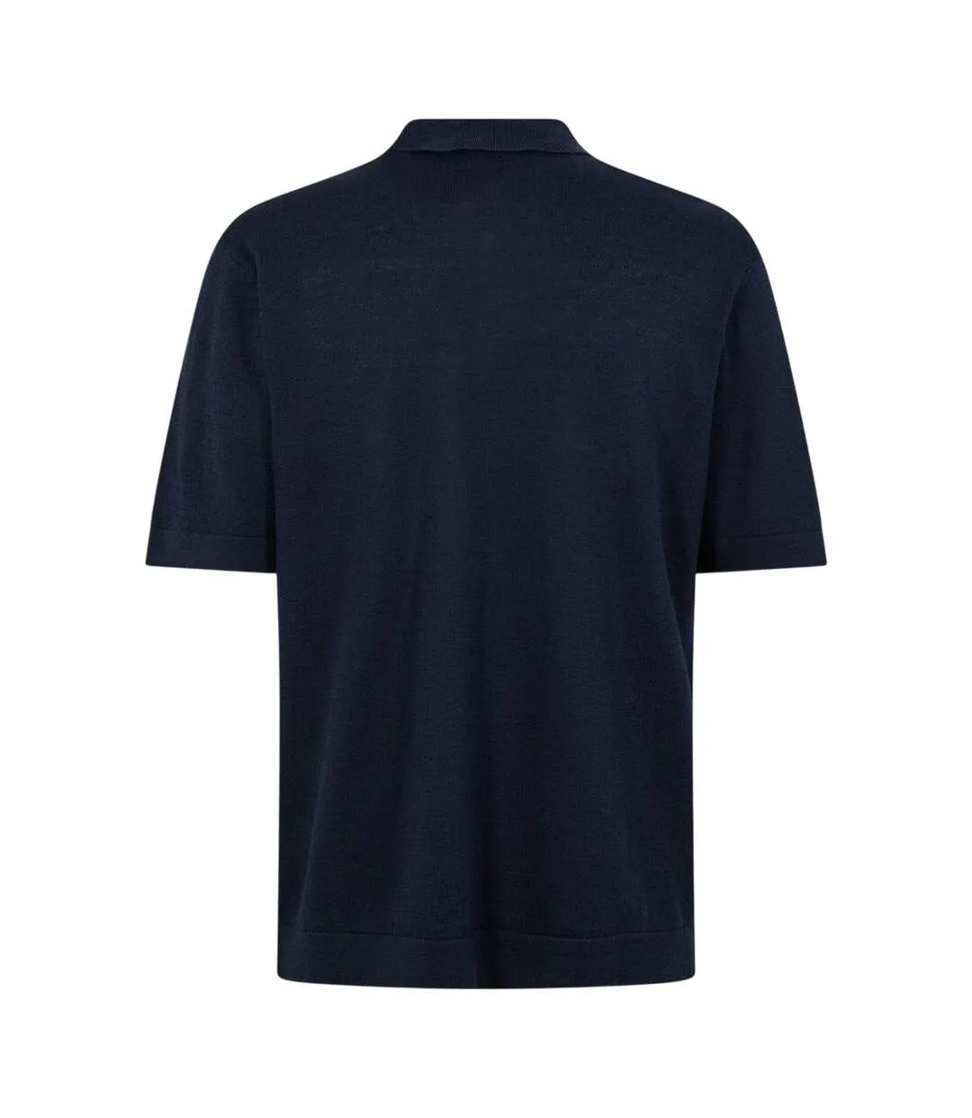 Polo Manches Courtes Homme Bleu Foncé Boss-2
