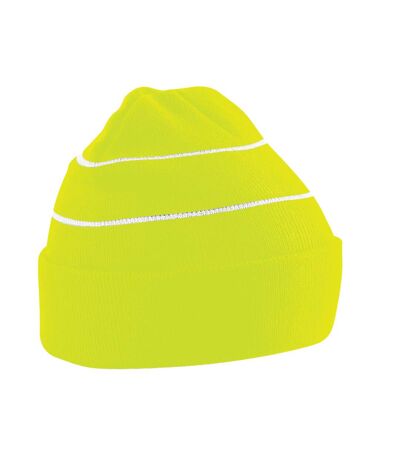 Bonnet enhanced-viz jaune fluo Beechfield