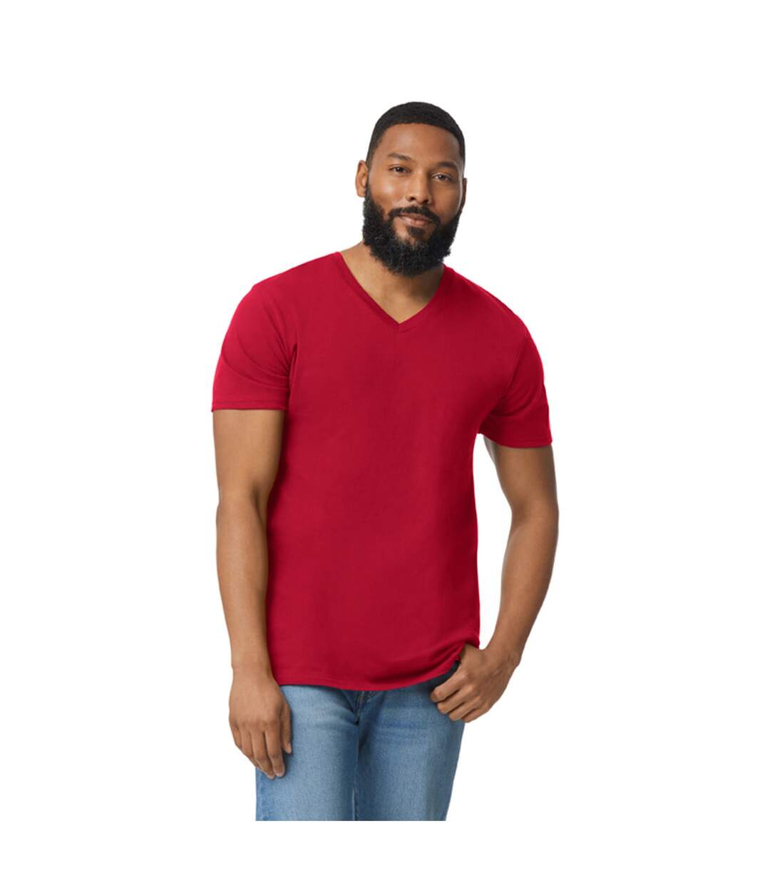 T-shirt Softstyle Adulte Rouge Vif Gildan-2