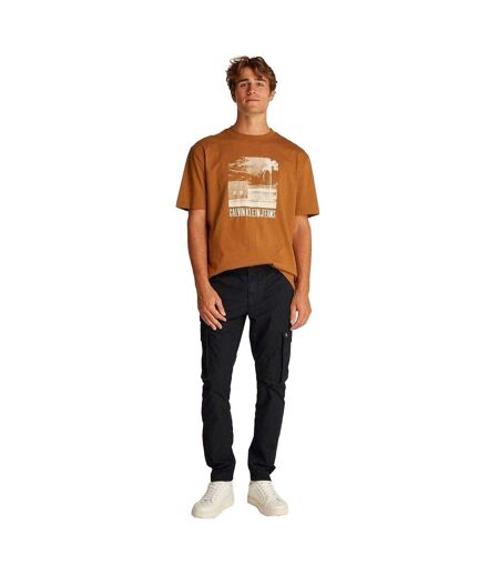 Mens Cargo Trousers Black Calvin Klein