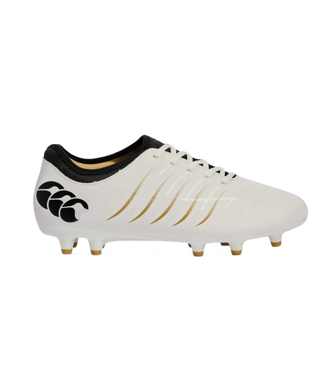 Unisex Adult Phoenix 2.0 Team Firm Ground Rugby Boots White Canterbury-1