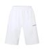 Mens Relaxed Fit Sweat Shorts White Black Off White-1