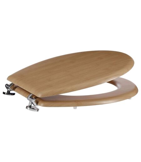 Abattant WC effet bambou Natura - MDF - Marron