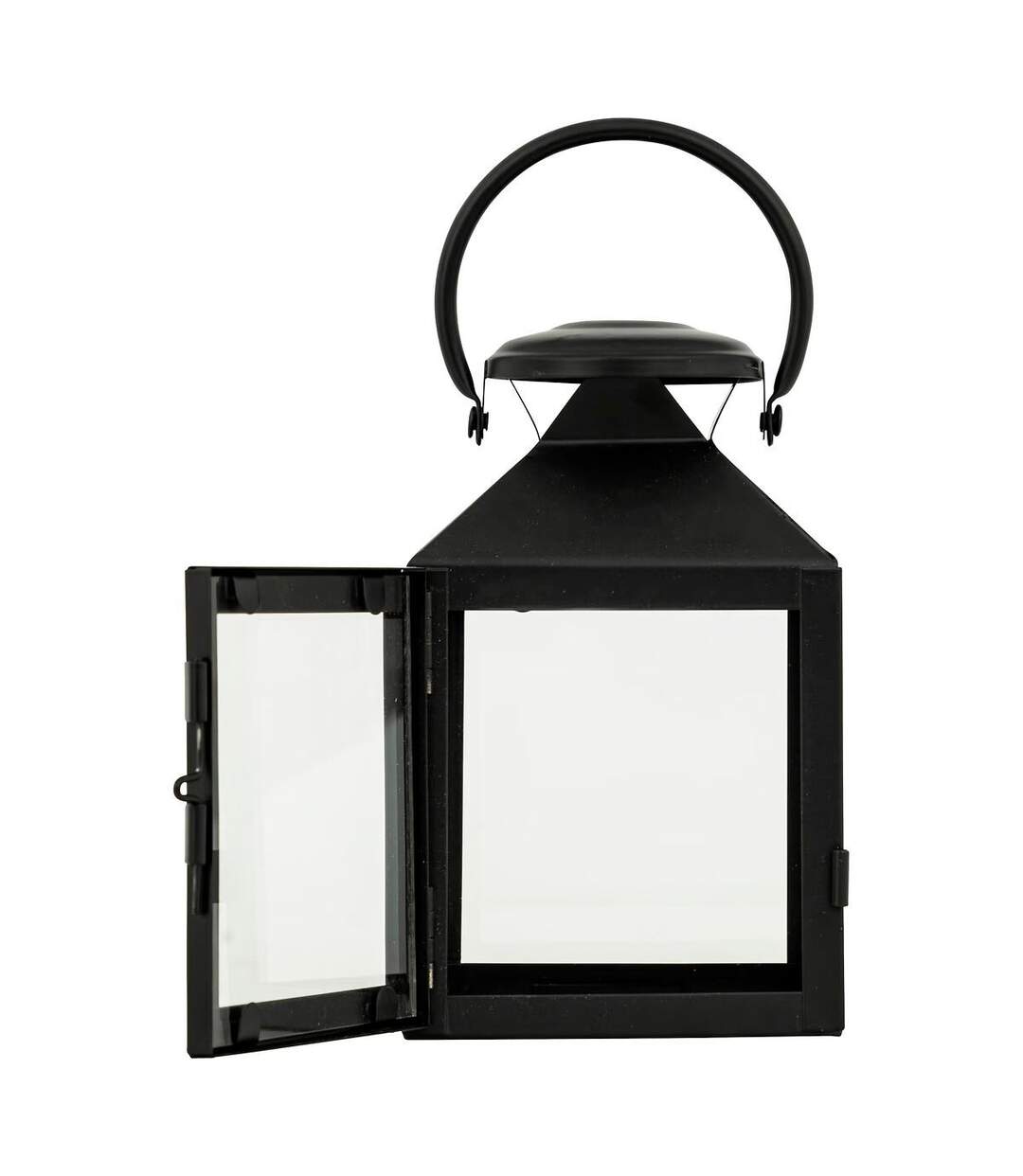 Lanterne en Métal Winy 17cm Noir-2