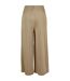 Womens/ladies Modal Culottes Khaki Brown Urban Classics-2