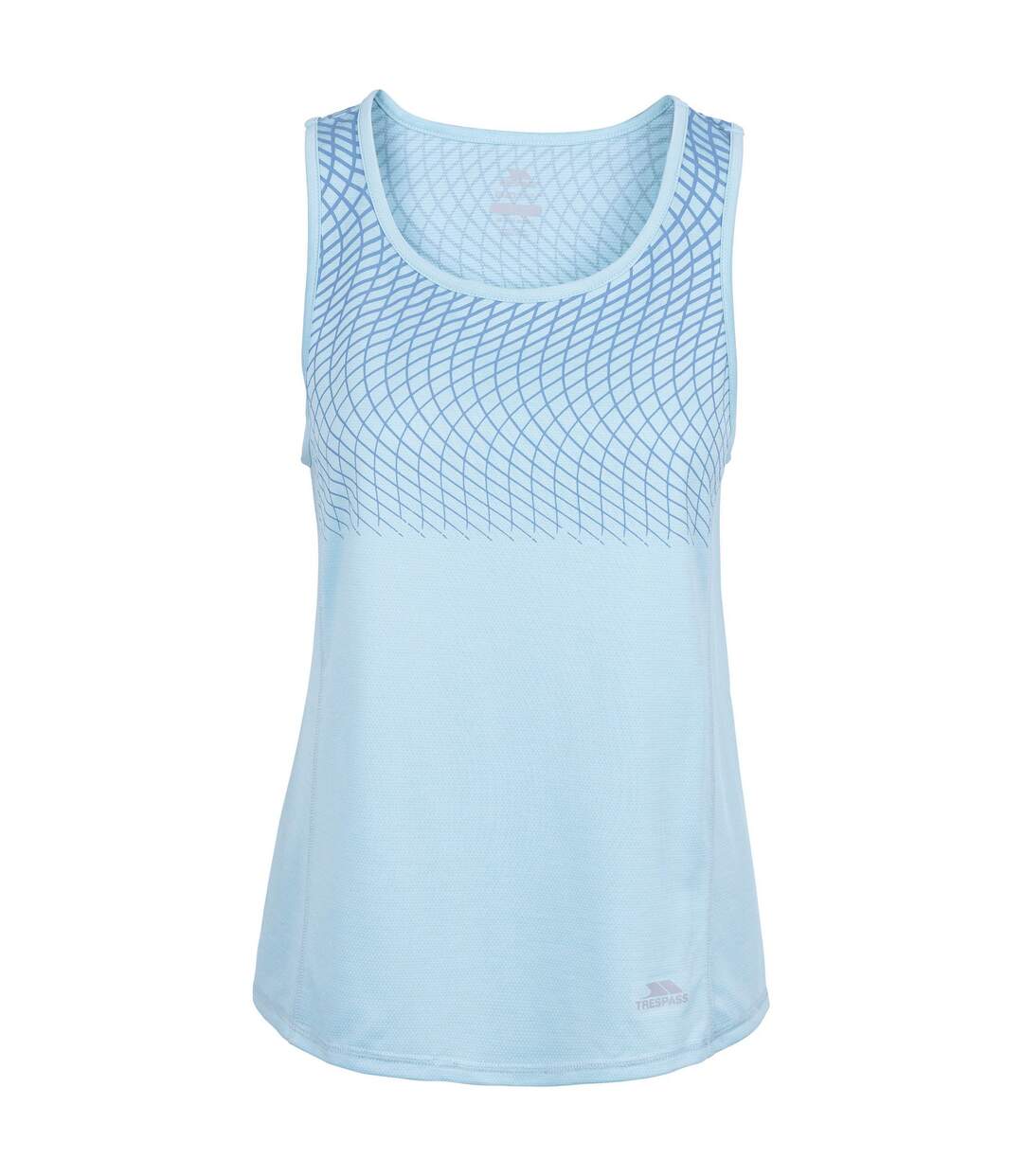 Débardeur de sport lopu femme turquoise Trespass-1