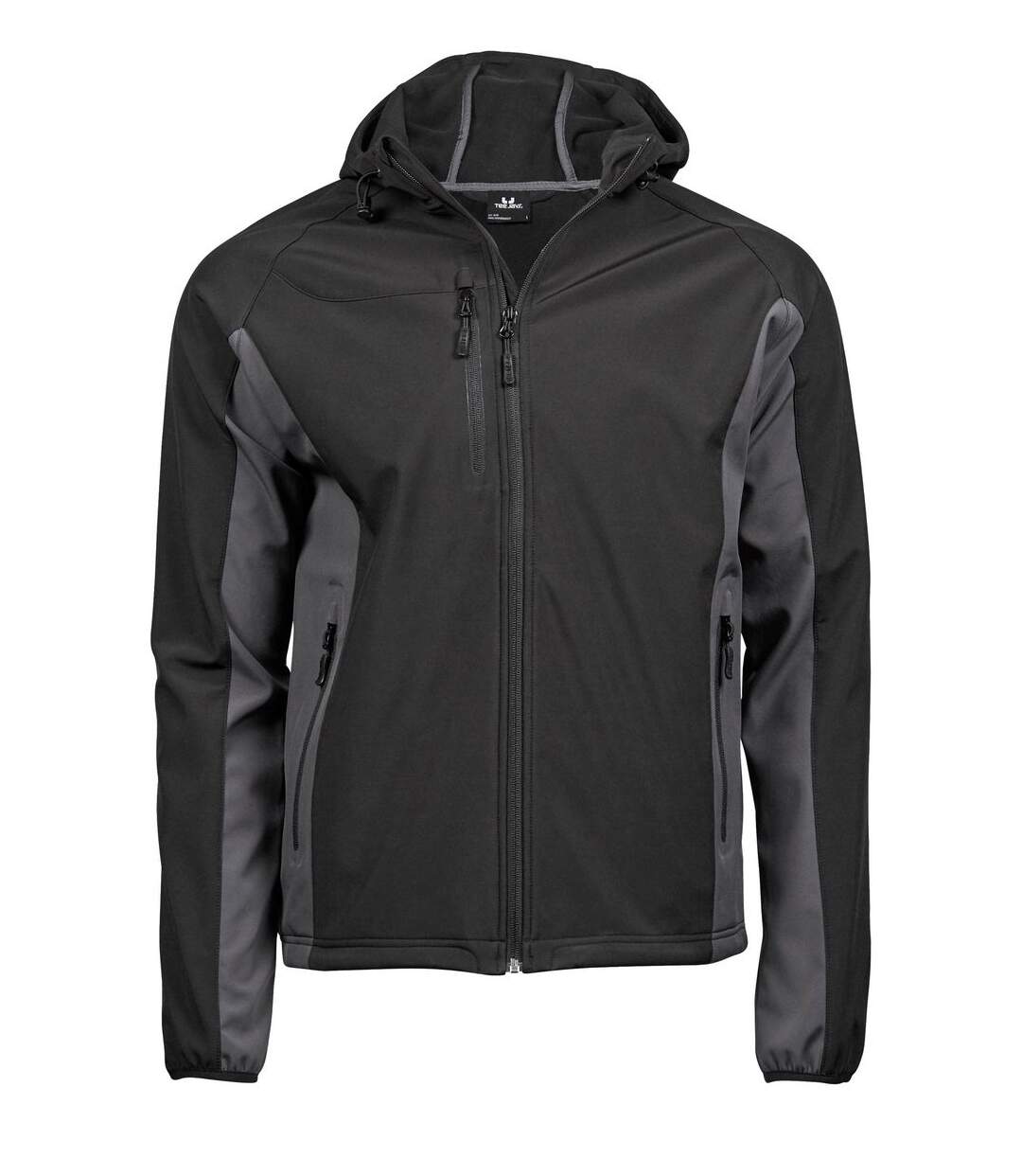 Veste softshell technique à capuche - homme - 9514 - noir-1