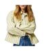 Veste en jean jaune femme pieces billo-1