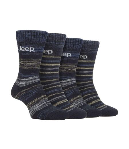 Paquet de 4 chaussettes thermiques chaudes pour hommes pour l'hiver