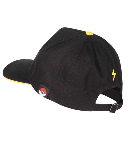 Pokemon Pikachu Button Baseball Cap (Black) - UTHE1647