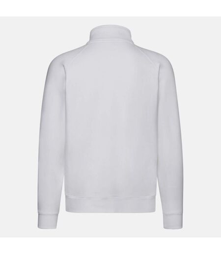 Sweatshirt à fermeture zippée homme blanc Fruit of the Loom