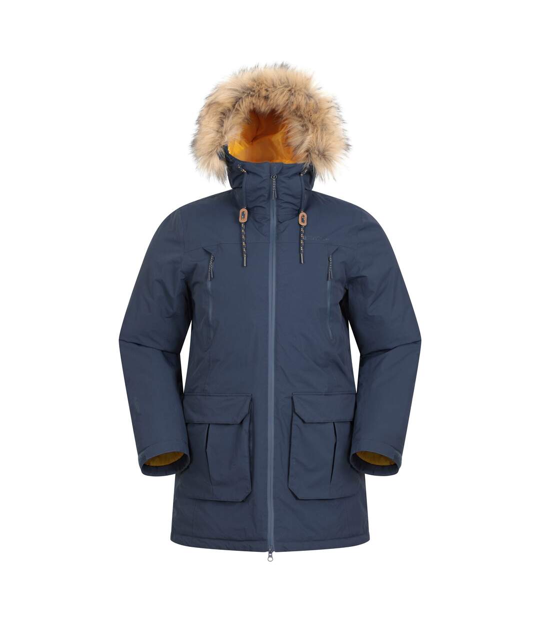 Mens Traverse Hybrid Waterproof Jacket Navy Mountain Warehouse-1