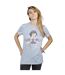 Disney Princess Womens/Ladies Snow White Apple Cotton Boyfriend T-Shirt (Sports Grey)