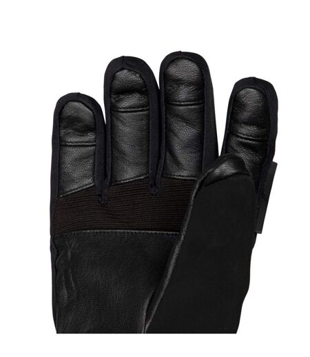 Womens/ladies Sengla Ski Gloves Black Grey Marl Trespass