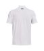 Mens Performance Breathable Athletic Polo Shirt White Under Armour-3