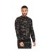 Mens velmax camo crew neck sweatshirt dark camo Crosshatch-3
