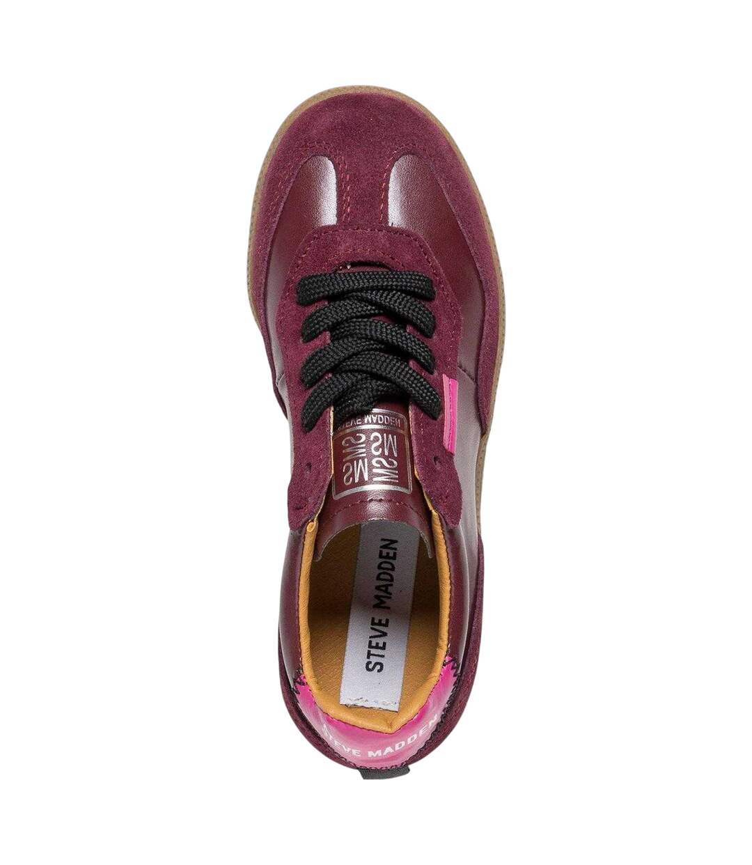 Baskets Emporia Suede Low Top Baskets Pour Enfants Bordeaux Steve Madden-4